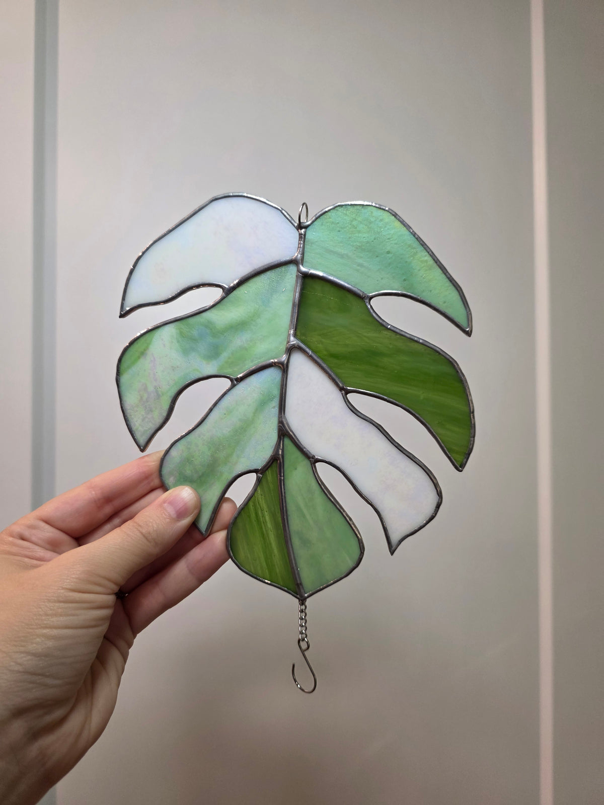 Medium Monstera Leaf Suncatcher