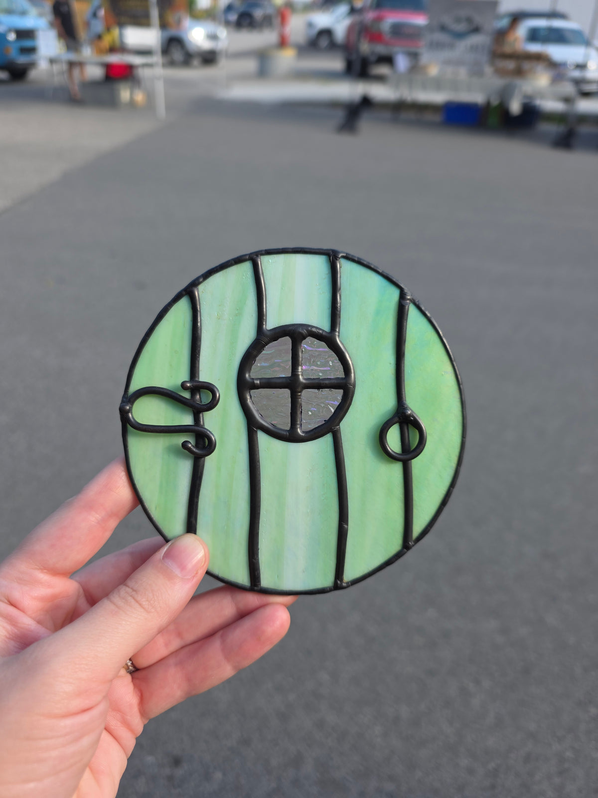 Stained Glass Faery Door