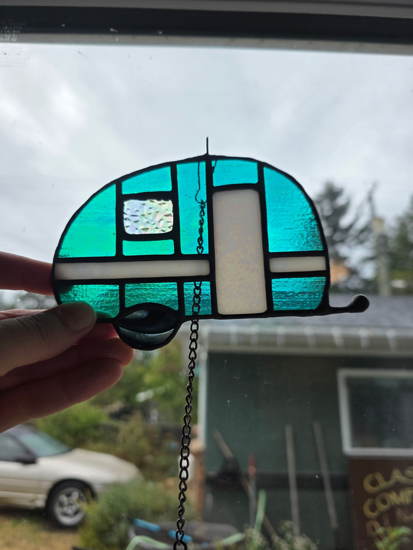 Large Camper Trailer Suncatcher