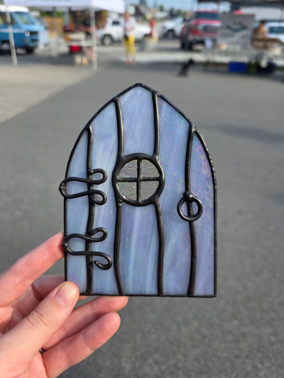 Stained Glass Faery Door