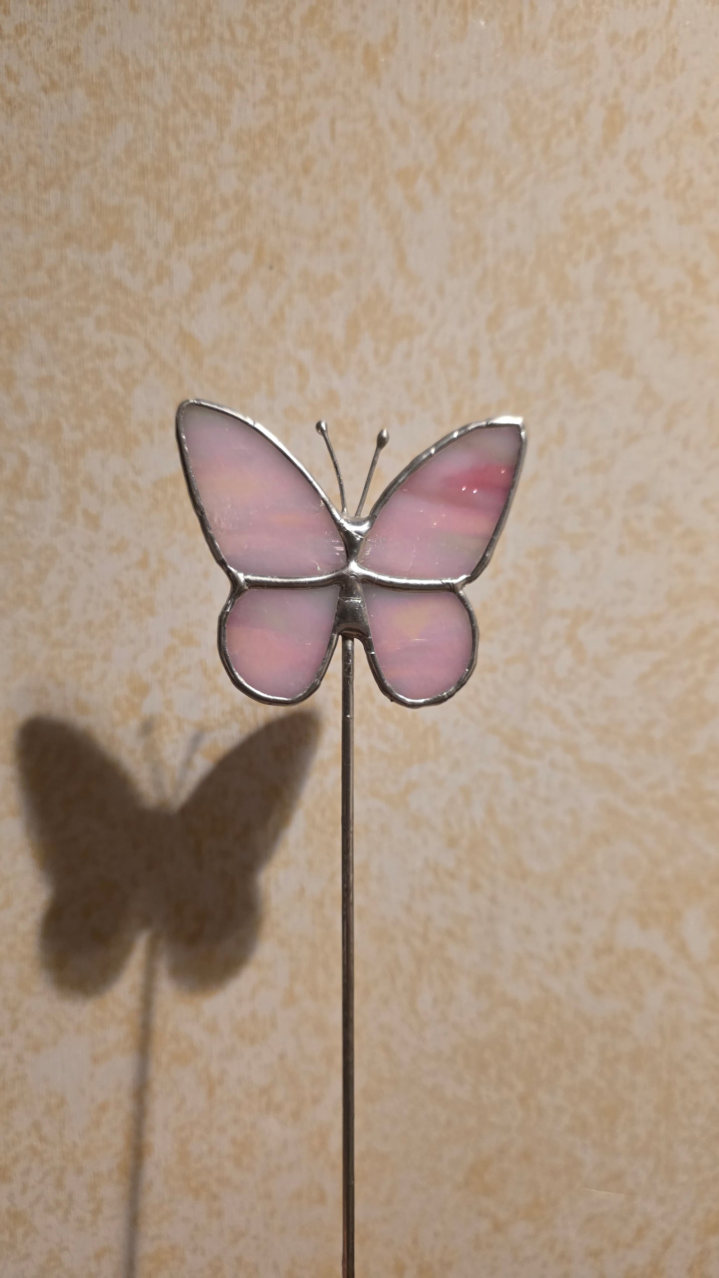 Butterfly Stained Glass Plant Stake